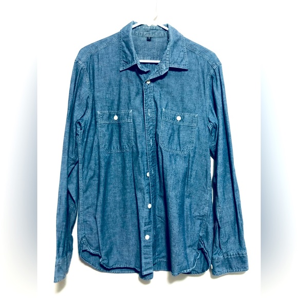 Muji blue cotton shirts - Picture 1 of 4